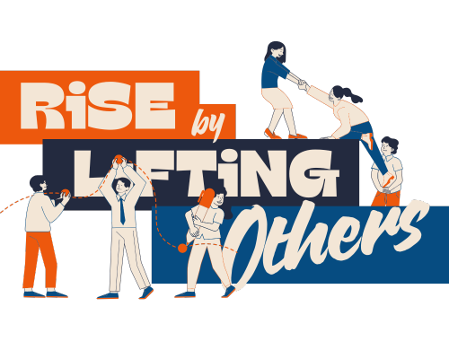 Students collaborating on a robotics project